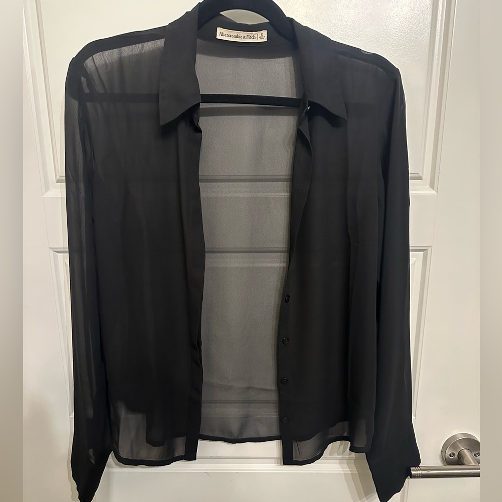 Abercrombie Sheer Button Up - image 1